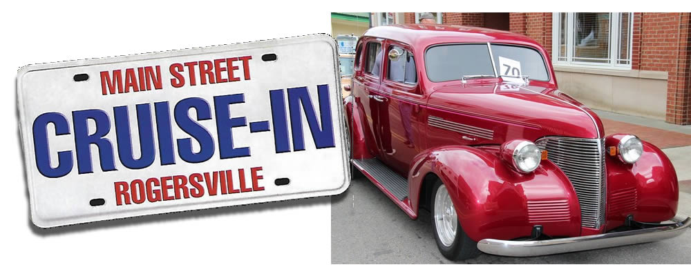 rogersville's cruise in on the square every year May thru October